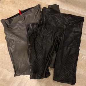 SPANX Leather Legging Bundle (2 pair)